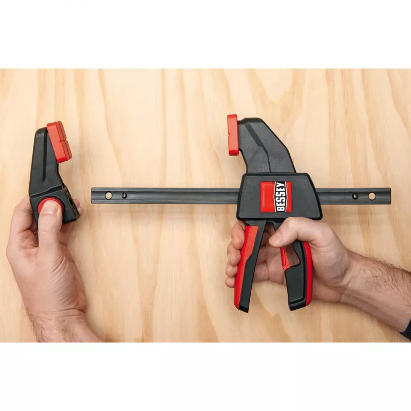 End clamp Bessey EZL30-8 30 cm Black Orange