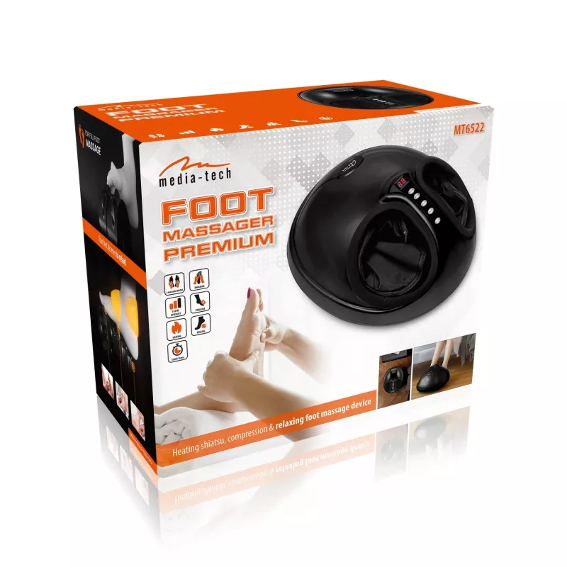 Foot massager MEDIA-TECH MT6522 Premium with heat and adjustable intensity