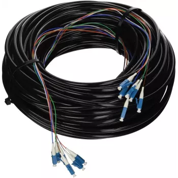 Single-Mode LC Fiber Cable Ubiquiti FC-SM-300 91.44 m Black