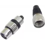 XLR 3-pin connector Omnitronic 30200111 — male/female audio connector for microphone and pro audio