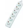 Power Extension Dexlan 994908 3m 6 AC Outlets Indoor White