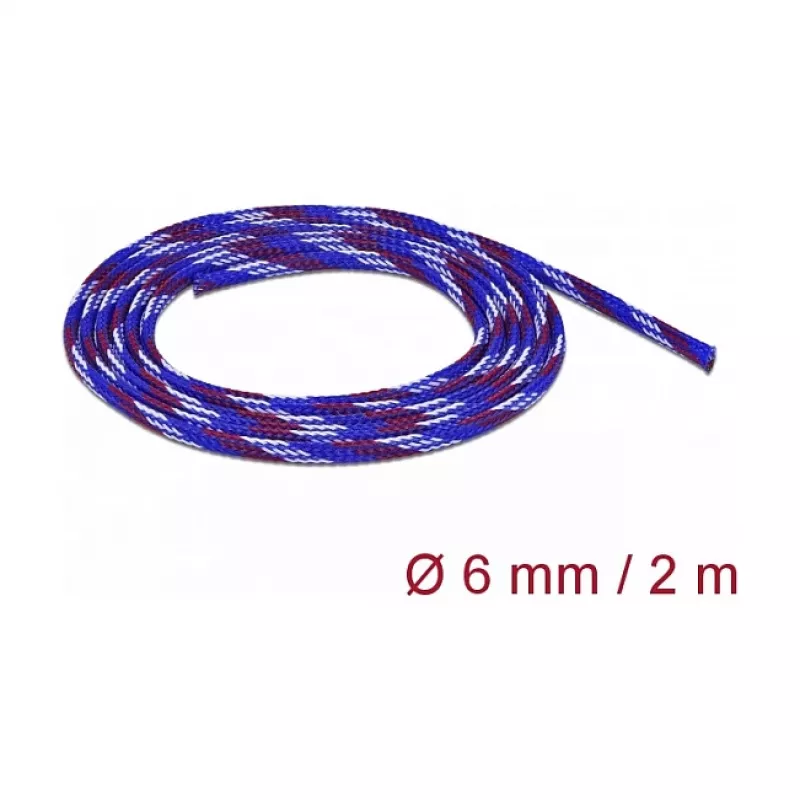 Cable Sleeve DeLOCK 20741 Blue Red White