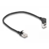 Network Cable DeLOCK RJ45 Cat.6A 0.25m Black