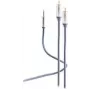 shiverpeaks FLEXLINE Audiokabel, 2 x Cinchstecker - 3,5 mm Klinkenstecker, 3,00 m, hochflexibel, vergoldete - 1 Stück (FL31-32041)