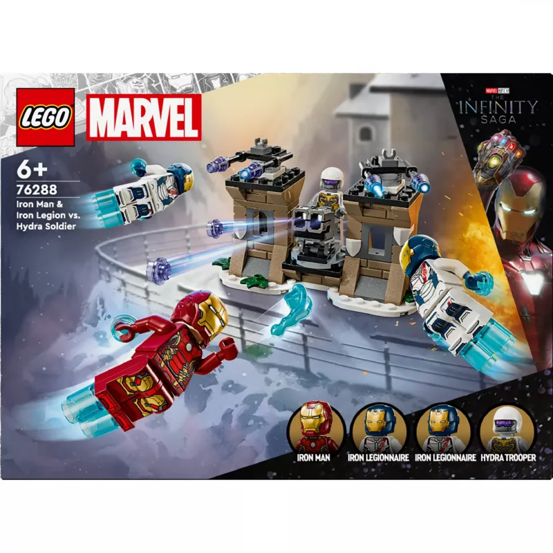 Construction toy LEGO set 76288 Marvel Super Heroes Iron Man Iron Legion HYDRA Soldier, minifigure, buildable model