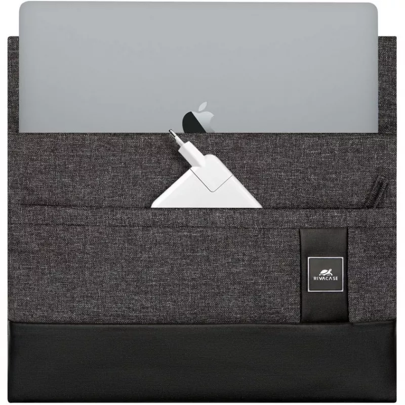 Sleeve case Rivacase 8802 laptop case 33.8 cm (13.3 inch) Black Grey