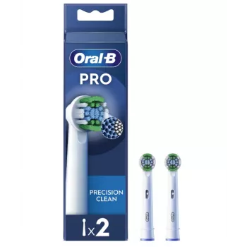 Toothbrush heads Oral-B Precision Clean EB20RX-2 — 2 replacement heads, white