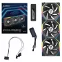 Lian Li UNI FAN SL-INF Wireless 120mm Reverse Blade ARGB Case Fans 3-Pack Black