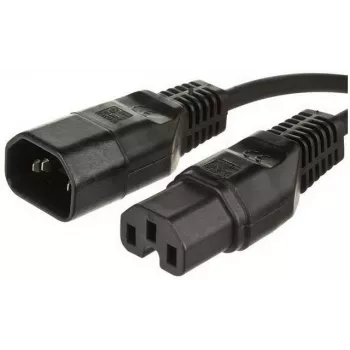 Microconnect PE011410 power cable Black 1 m C14 coupler C15 coupler