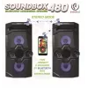 Rebeltec SoundBox 480 Portable Bluetooth Stereo Speaker Black, 50W RMS
