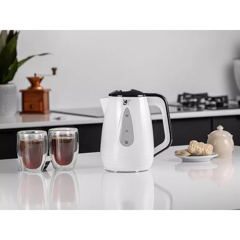 Electric kettle LAFE 1.7L 2200W White