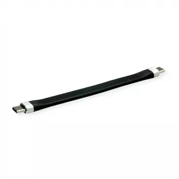 ROLINE 11.02.9054 USB Cable 0,11 m USB 3.2 Gen 2 (3.1 Gen 2) USB C Black (11.02.9054)