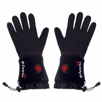 Gloves Glovii GLBXL heated touchscreen gloves, unisex, nylon/polyester, adjustable cuffs, battery-powered