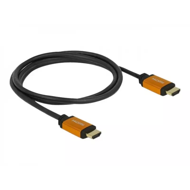 HDMI Cable DeLOCK 85728 1.5m Type A Black Gold