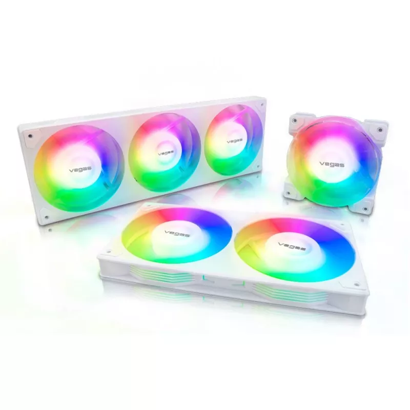 Fan Akasa VEGAS A24 12 cm White Ball Bearing
