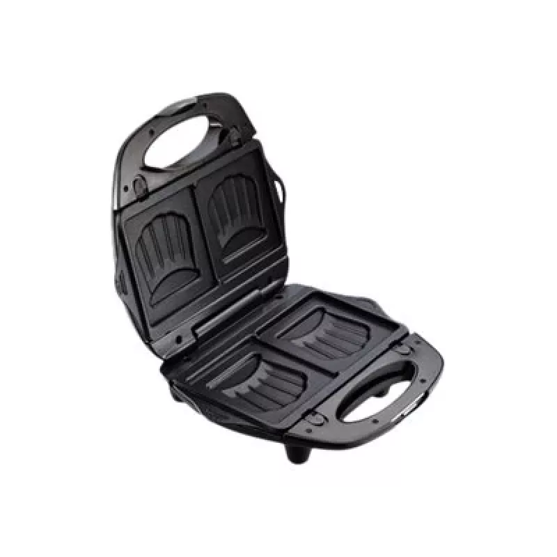 Sandwich maker Tefal Break Time SW6148 — 2-sandwich, removable non-stick plates, cord storage, black/grey