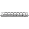 SCHROFF Connector H 15 F - Female Header H15F (69001733)