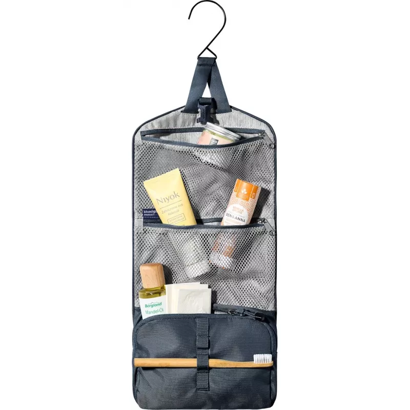 Toiletry Bag DEUTER Wash Bag I, black — compact travel washbag