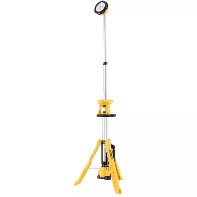 Freestanding work light DeWalt DCL079-XJ LED 3000 lm, portable, black/yellow, battery-powered, 11 h runtime