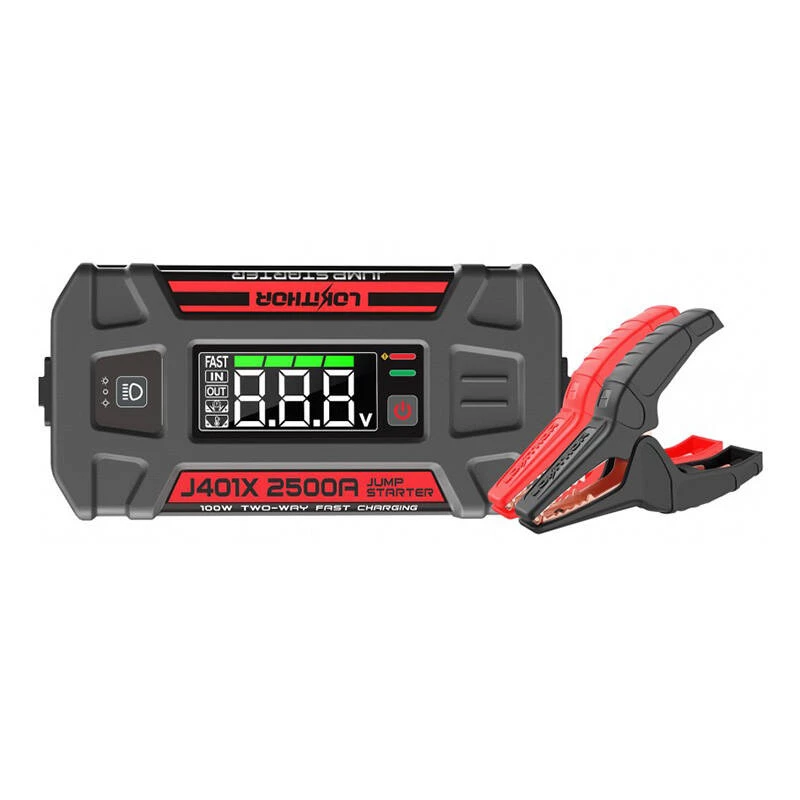 Jump starter Lokithor J401X 2500A 20000mAh powerbank for vehicle battery starting