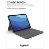 Case with keyboard Combo Touch US iPad Pro 11 1,2,3 Gen grey