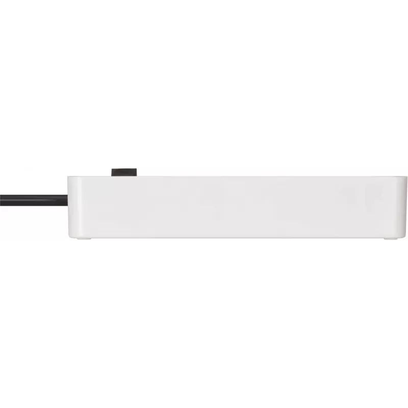 Brennenstuhl Ecolor Power Strip 4-way [Polished Surface, 1.5m Cable, White/black]