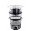 Esperanza Steam Volcano EKG009 Food Steamer, 3 Baskets, 400 W