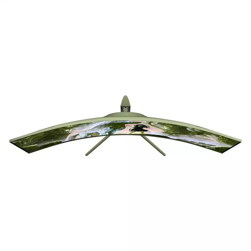 Curved computer monitor Arozzi Nova 49 inch (124.5 cm) Dual QHD 5120×1440 LED VA, 4 ms, Green