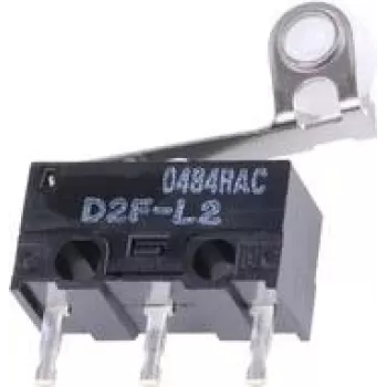 Omron D2F-L2 microswitch 30 V/DC 2 A 1 x on/(on) 1 pc(s) Bag