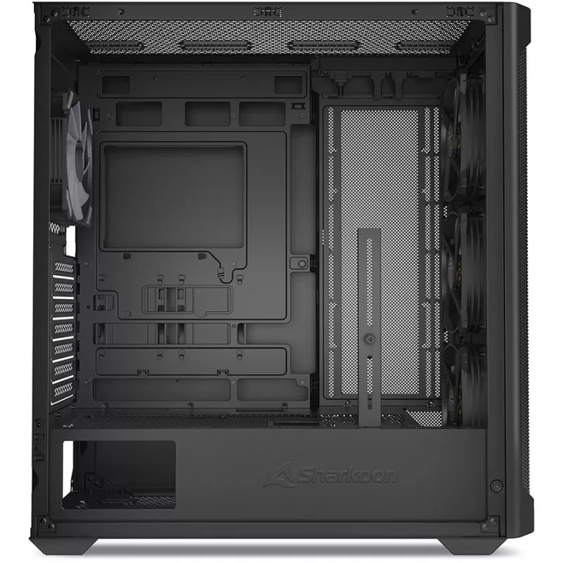 PC Case Sharkoon AK4W RGB Strip Midi Tower Black
