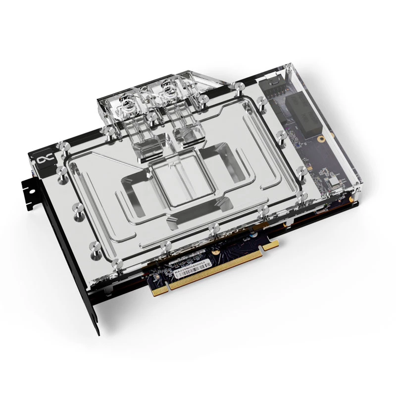 Backplate Alphacool 13463 Acrylic Aluminium Black 145.2mm