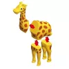 Animal Popular Playthings Magnetic Mix or Match Animals Multicolour