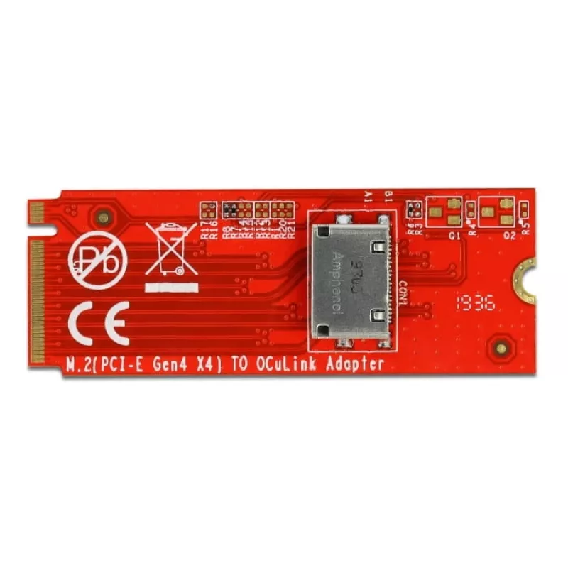M.2 Key M to 1 x OCuLink SFF-8612 Converter DeLOCK 64106