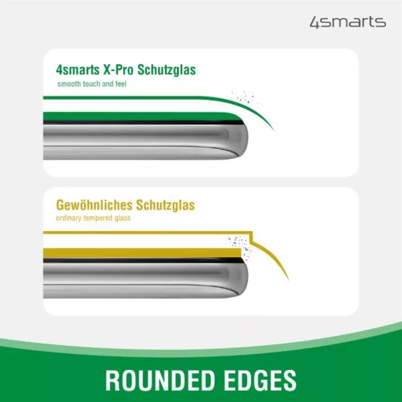 4smarts Second Glass X-Pro Full Cover iPhone 16e. 14. 13.13Pro