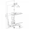 Multimedia trolley Maclean MC-793