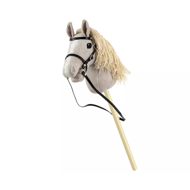 Plush Hobby Horse Milly Mally 6626 Light Grey – milly mally soft toy, ride-on stick horse