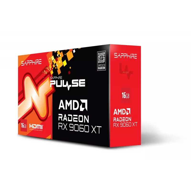 SAPPHIRE PULSE Radeon RX 9060 XT 16GB Graphics Card