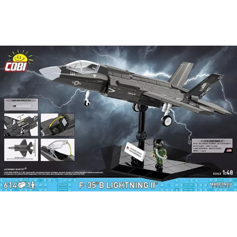 F-35B Lightning II Building Blocks - 614 pieces