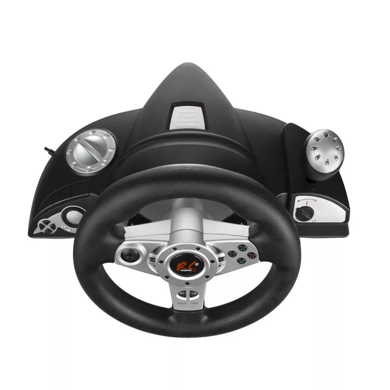 Steering wheel nano rs RS700 wired USB 270° rotation, 10 buttons, pedals, vibration, 1.8 m cable