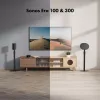 Floor stand MACLEAN MC-496 for Sonos Era 100 and 300, adjustable height 682–1068 mm