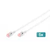Network Cable Digitus CAT 6 U/FTP Slim patch cord RJ-45 Cat6 10m Grey
