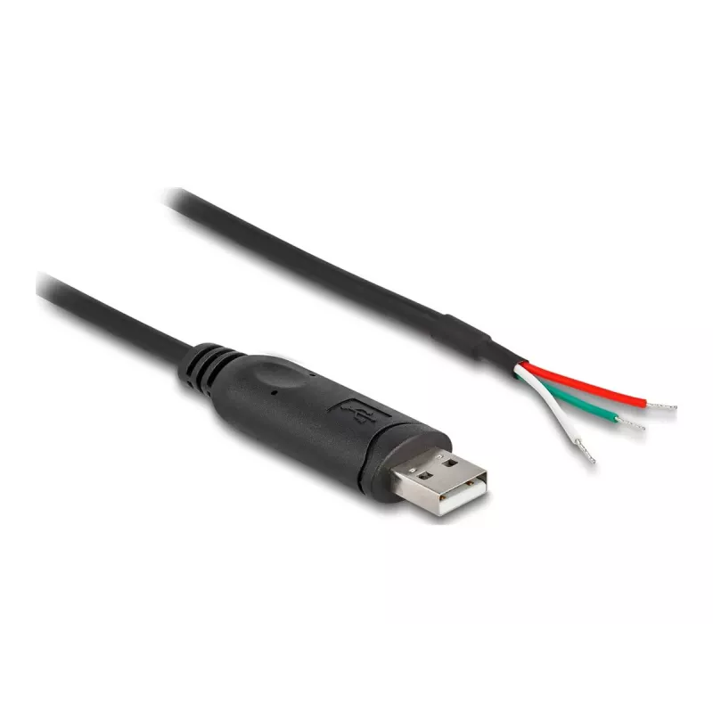 DeLOCK Adapter Cable USB 2.0 Type-A to Serial RS-485 2 m Black