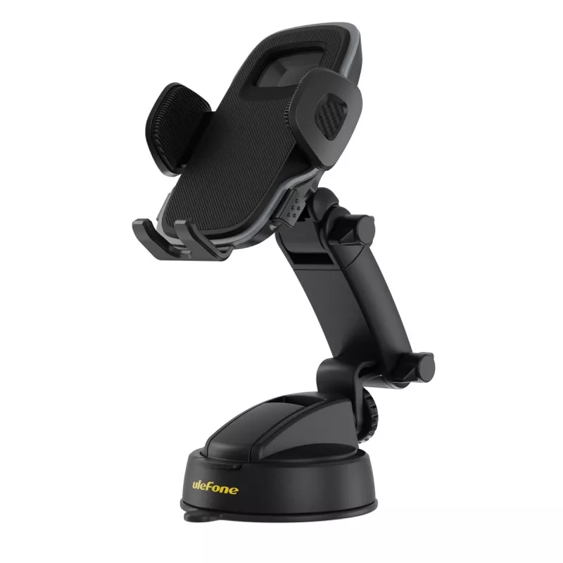 Car smartphone and tablet mount UleFone Armor Mount UAN15, adjustable holder for dashboard or windshield
