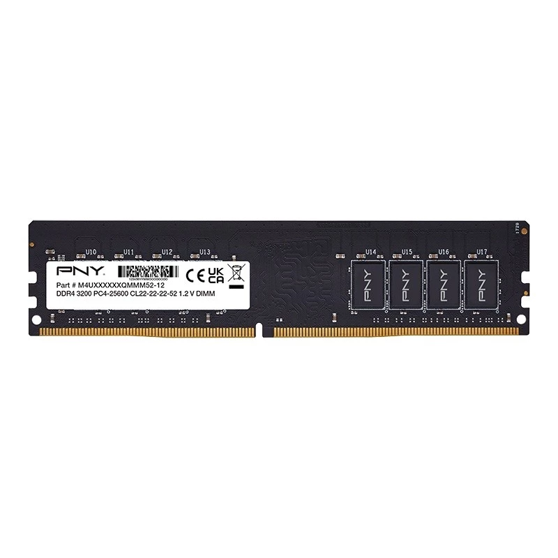 PNY MD16GSD43200-TB, 16 GB, 1 x 16 GB, DDR4, 3200 MHz, 288-pin DIMM