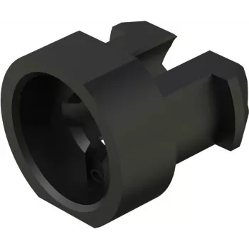 SCHROFF Plastic-Nippel - KUNSTST NIPPEL. black 100 pc(s) (21100591)