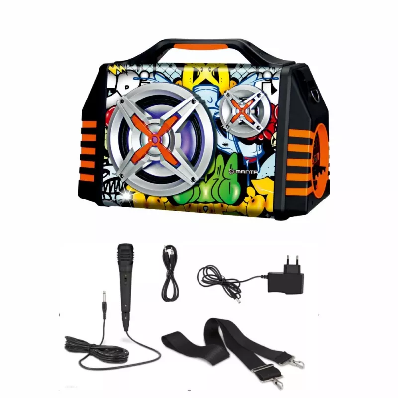 Portable Speaker Manta SPK1005PRO Helios 2, Black