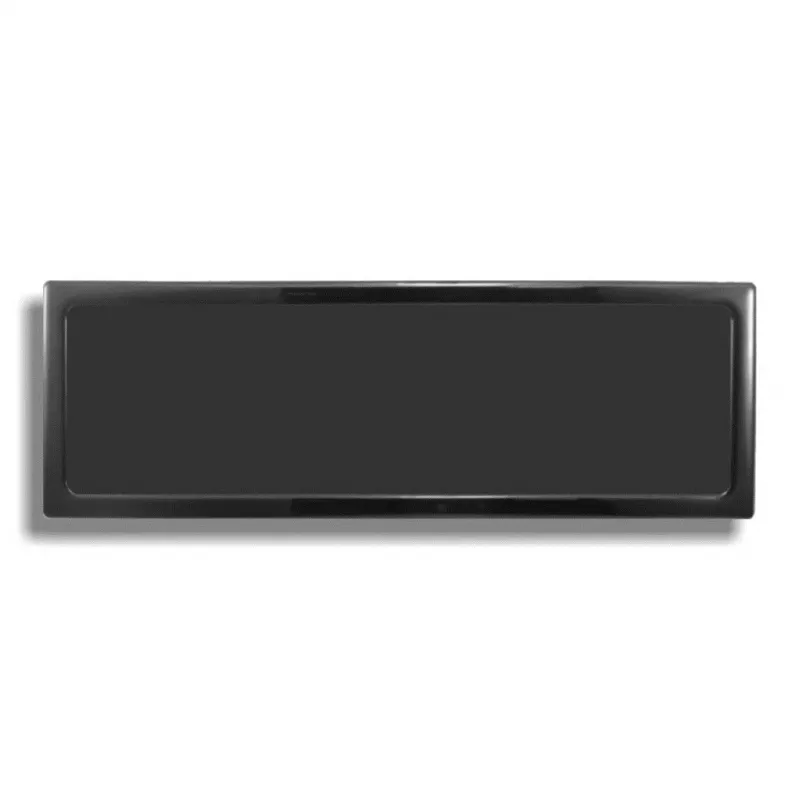 Dust filter DEMCiflex Triple 120mm O/D for computer vents, black, 120×360 mm