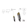 LogiLink CUA0100 Cable Gender Changer DisplayPort USB 3.2 Gen1 Type-C 1.8m Black Grey