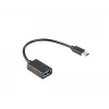 USB cable Lanberg AD-OTG-UC-01 0.15 m USB 2.0 USB A USB C Black