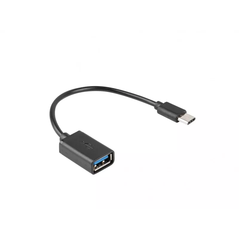 USB cable Lanberg AD-OTG-UC-01 0.15 m USB 2.0 USB A USB C Black
